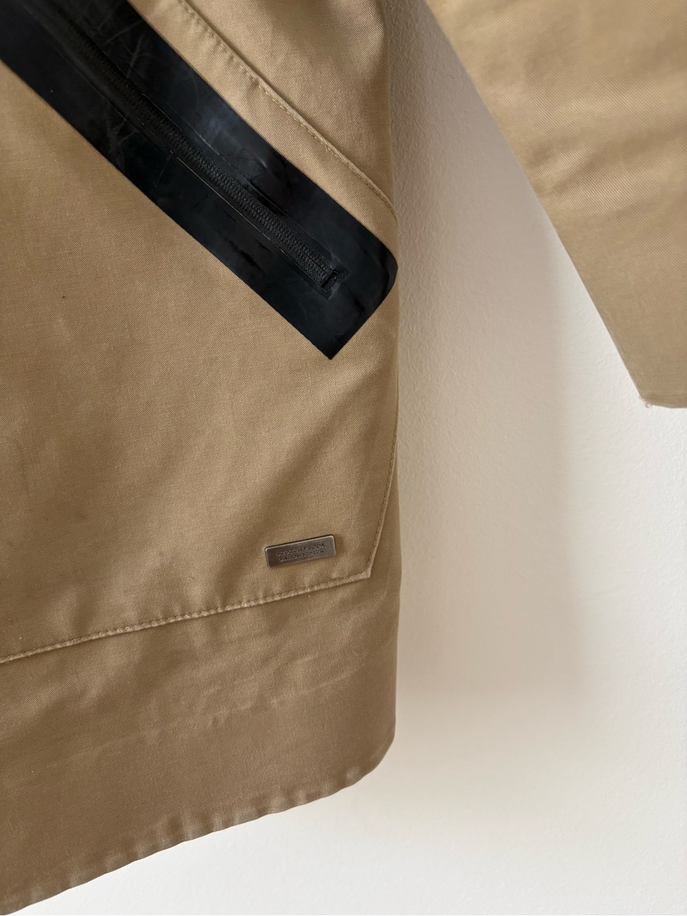 Scotch & Soda Heavyweight Hooded Utility Field Jacket Tan Blue Size Small Fall - Picture 6 of 16